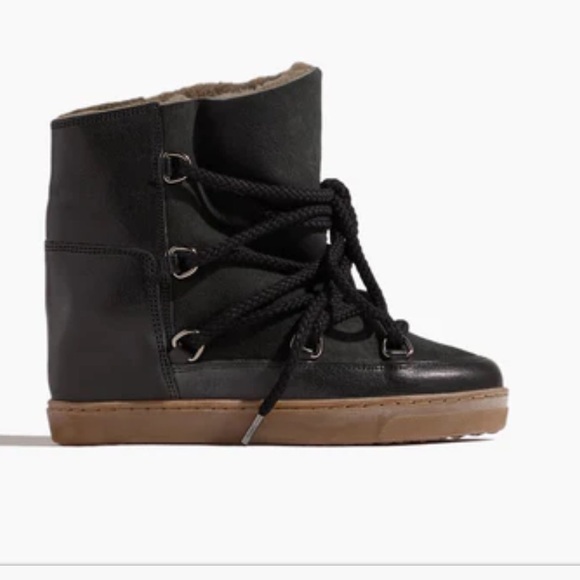 Isabel Marant 'Nowles' Shearling Bootie Womens Size 10 US 40 Eur. MSRP $850 - Picture 1 of 8